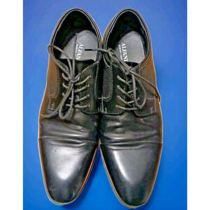 Alfani "Theo" Captoe Oxford Black Dress Shoes 9M